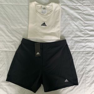 NEW Adidas shorts + FREE Adidas shirt